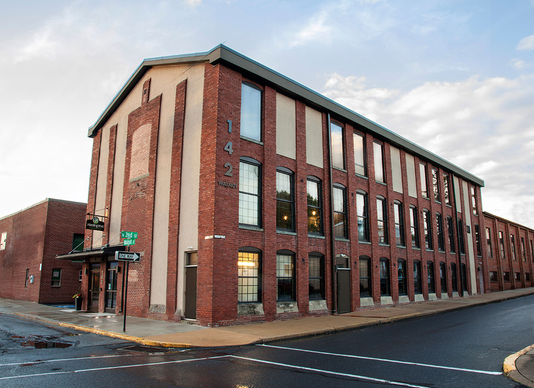 Denver, PA - Exterior View of Harding-Yost Insurance Office Building